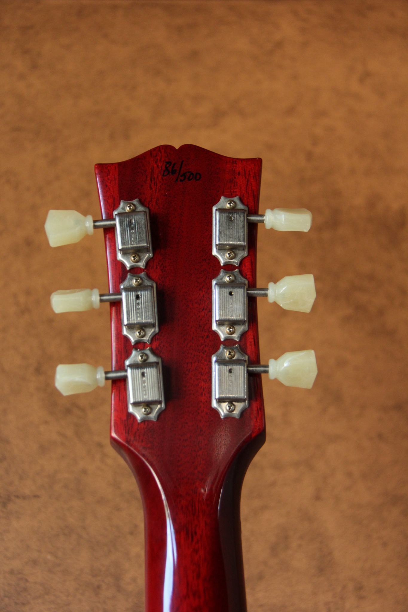 2014 Gibson Warren Haynes ’61 ES-335 #86 — headstock back