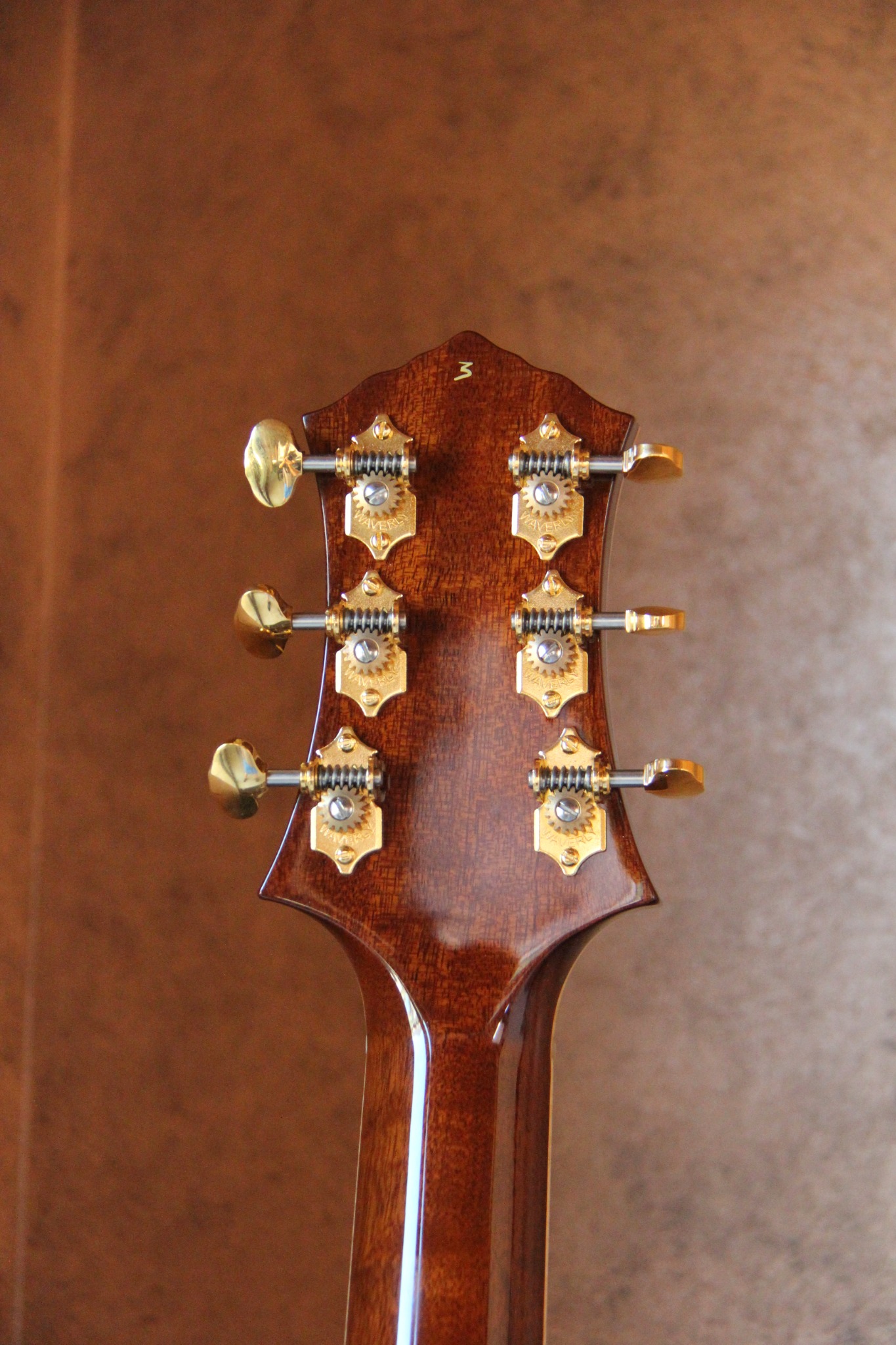 Knaggs Keya Tier 1 Serial #3 — headstock back