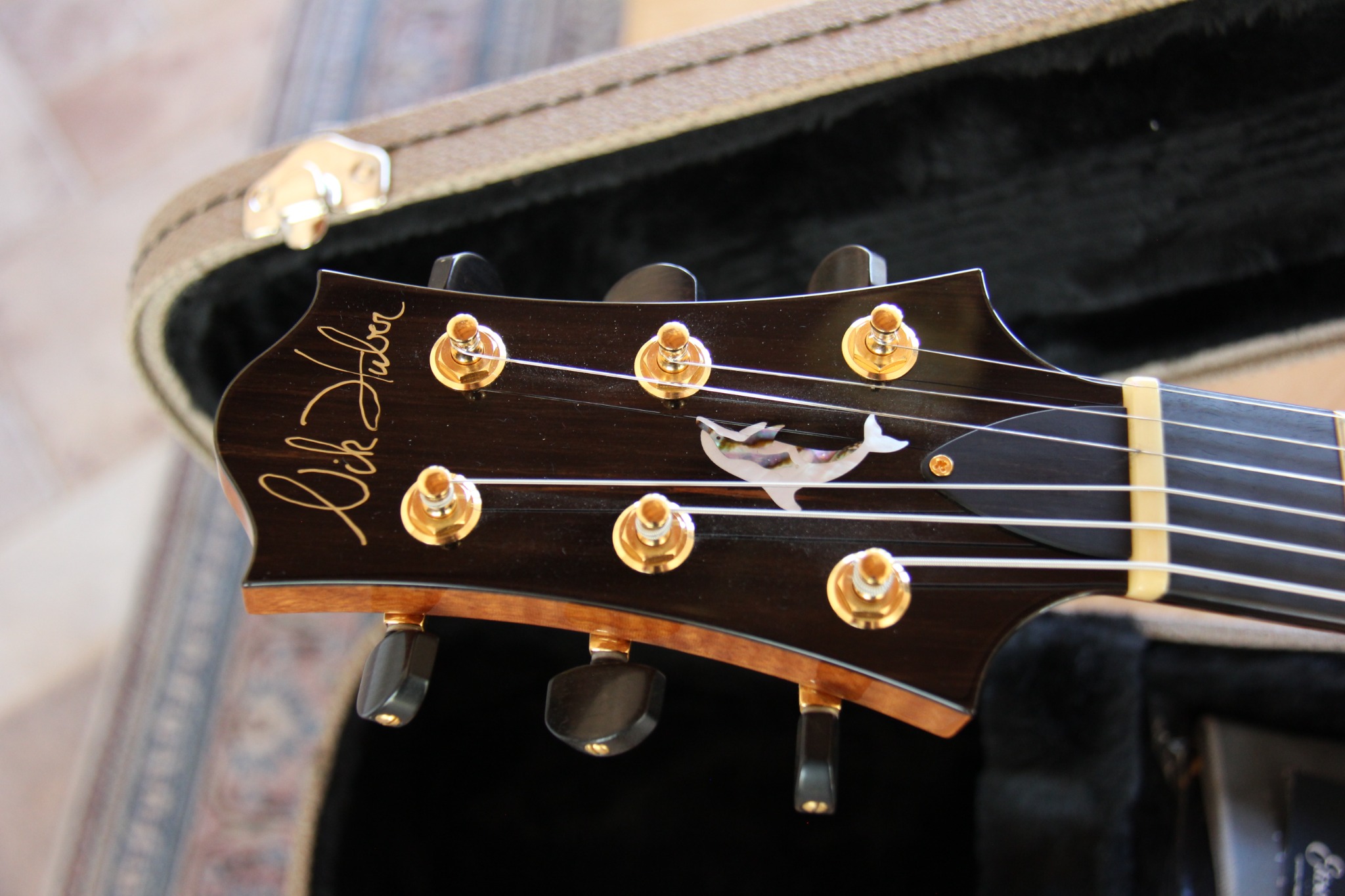 Nik Huber Rietbergen Prototype Run #7 of 12 — headstock front