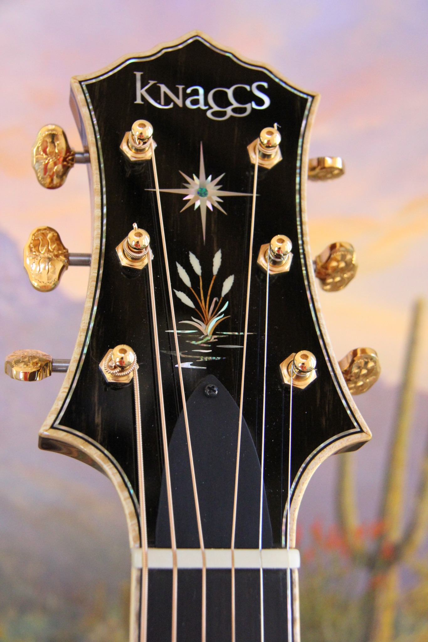 Knaggs headstock, original photograph