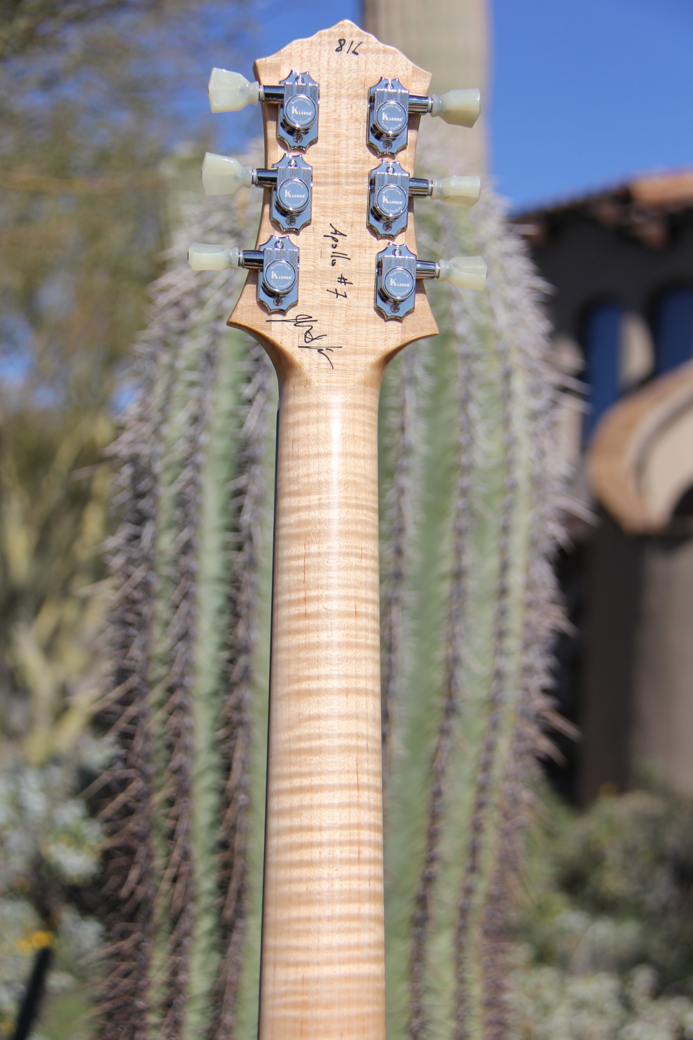 Knaggs Kenai Apollo 11 #7 — headstock back